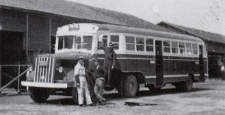 昭和24年頃のトレーラーバス