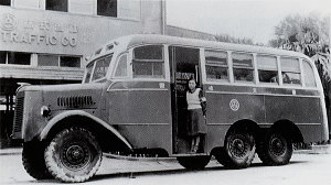 昭和21年頃のアンフィビアン改造バス