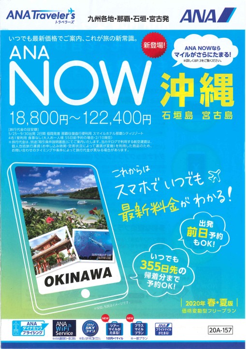 ANA宮崎-沖縄 格安航空券＋ホテル（宮交観光）2020年春夏版